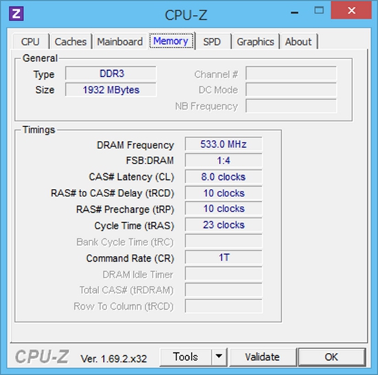 miix 2 8 128GBモデル CPU-Z 結果4