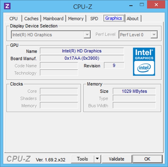 miix 2 8 128GBモデル CPU-Z 結果6